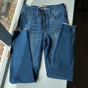 Madewell 9" Mid-Rise Skinny Jeans style L9934 size 28